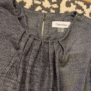 Calvin Klein Tops - Gray Dressy Top Calvin Klein Tops - Gray Dressy Top